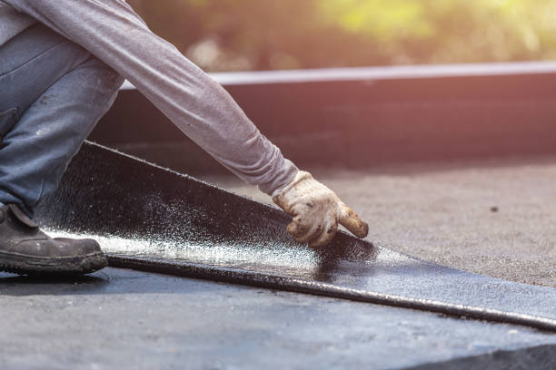 Professional Waterproofing technician working in Dale, NY